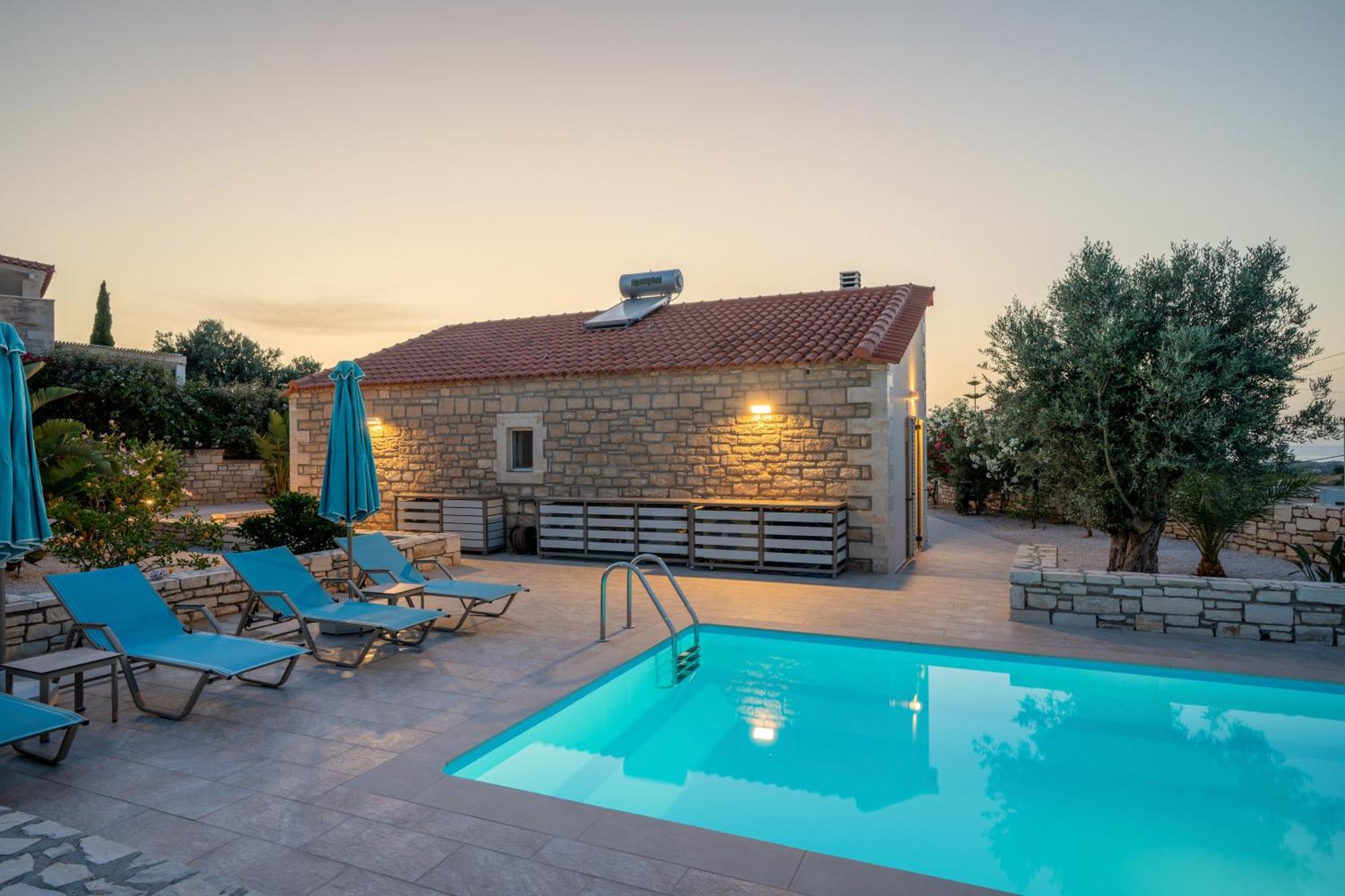 Villa Vasiliki Private Pool Erfoi Exterior photo