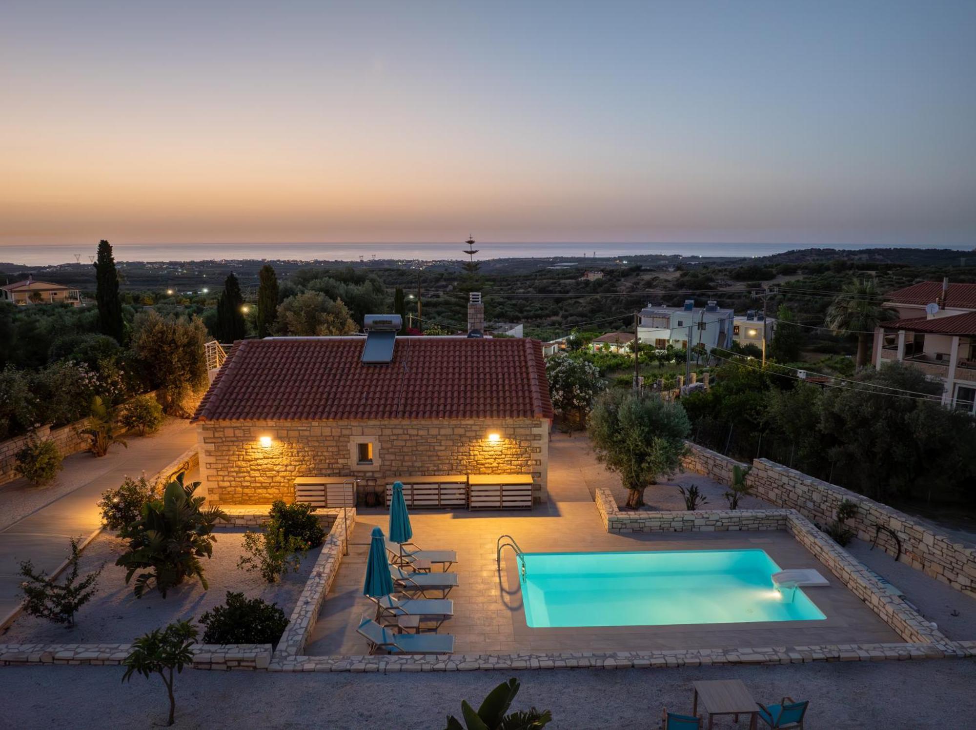 Villa Vasiliki Private Pool Erfoi Exterior photo