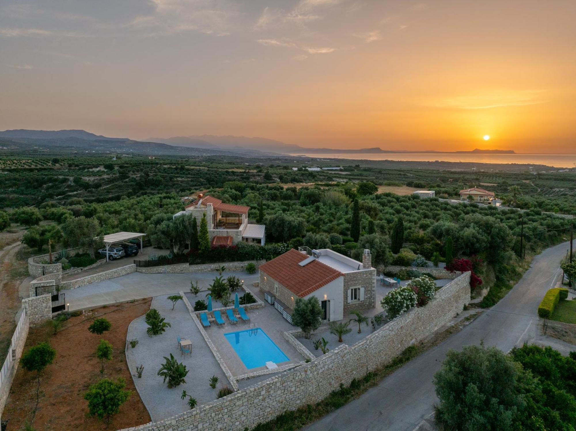 Villa Vasiliki Private Pool Erfoi Exterior photo