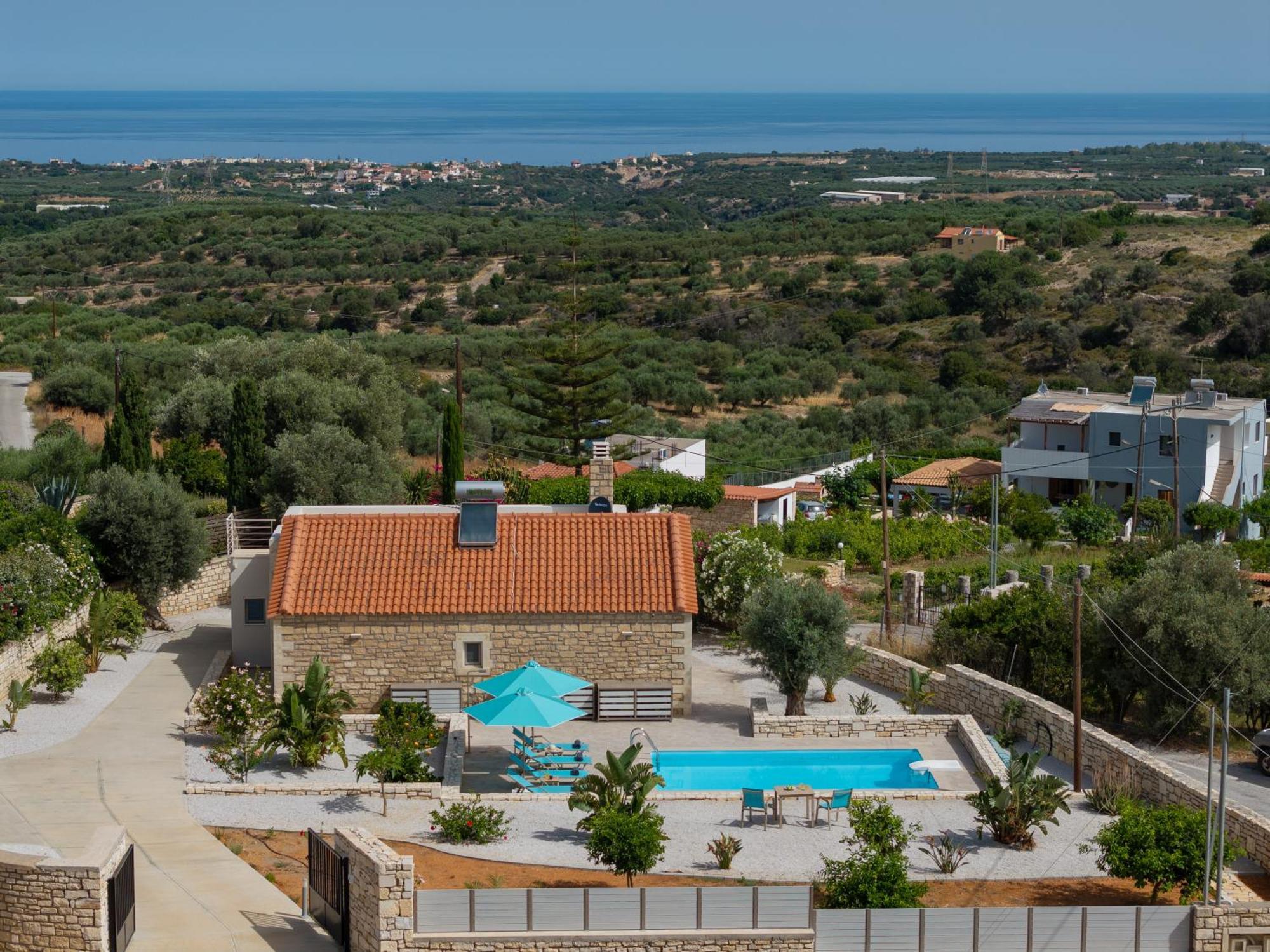 Villa Vasiliki Private Pool Erfoi Exterior photo
